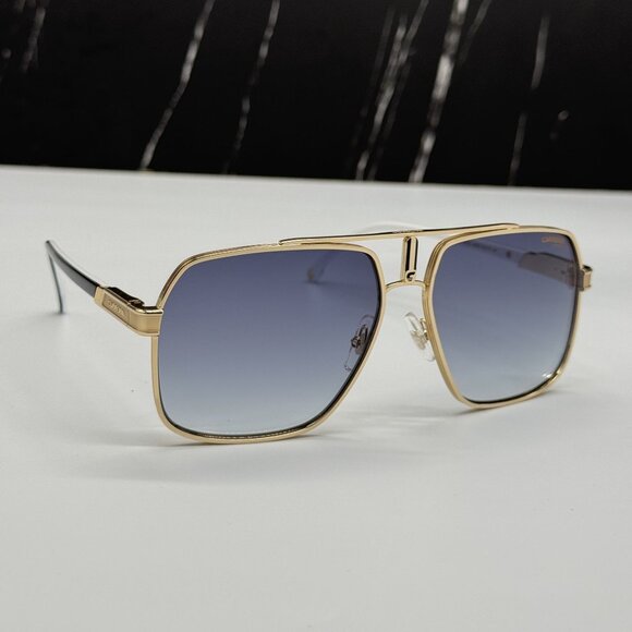 NEW CARRERA 1055/S J5G08 PILOTE GOLD/BLUE UNISEX SUNGLASSES CARRERA - Picture 5 of 9